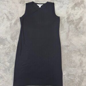 Ming Wang Little Black Dress Sleeveless V-Neck Women's MEDIUM